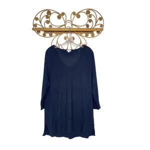 J. Jill women's 3/4 sleeve knit pullover top L